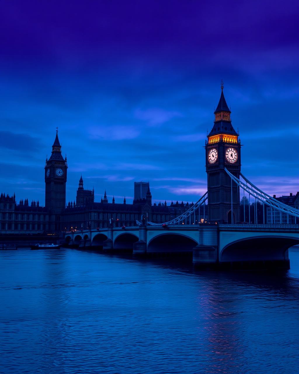 United Kingdom — London skyline